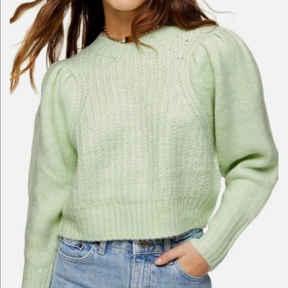 Topshop Women’s XS Green Sweater